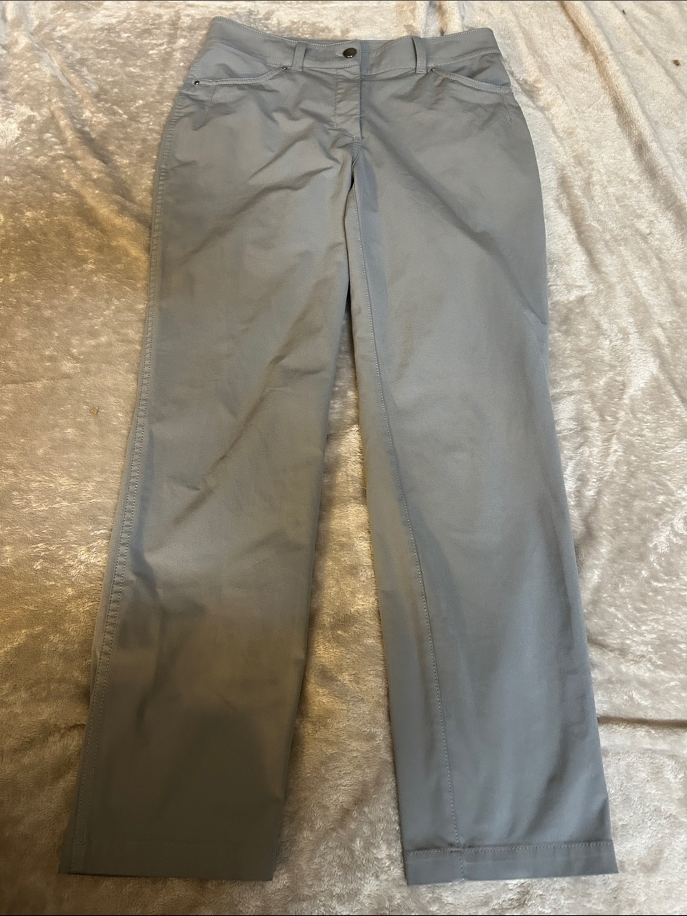 Lululemon city sleek 5 pocket 7/8 pant in rhino grey